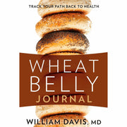 Wheat Belly Journal by Dr. William Davis, spiral-bound diet journal featuring non-fiction health and wellness content.