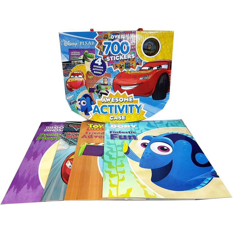 Disney pixar awesome activity case 4 sticker activity books - The Book Bundle