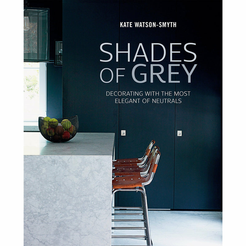 Set of two hardcover books by Kate Watson-Smyth, Mad About the House and Shades of Grey, featuring interior design and decorating ideas.