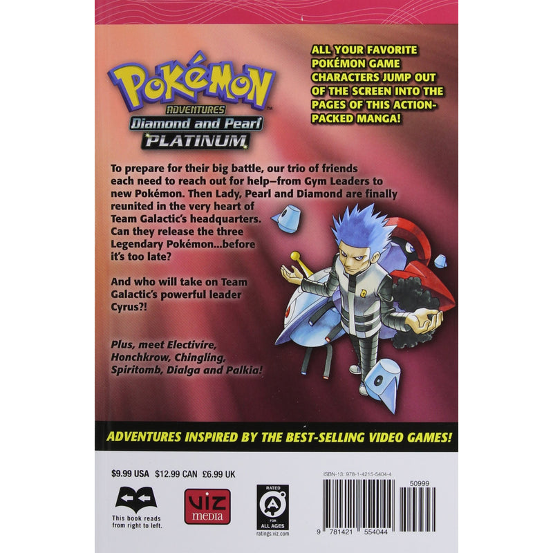 Pokemon Adventures Diamond & Pearl Platinum Box Set 1-11 - The Book Bundle
