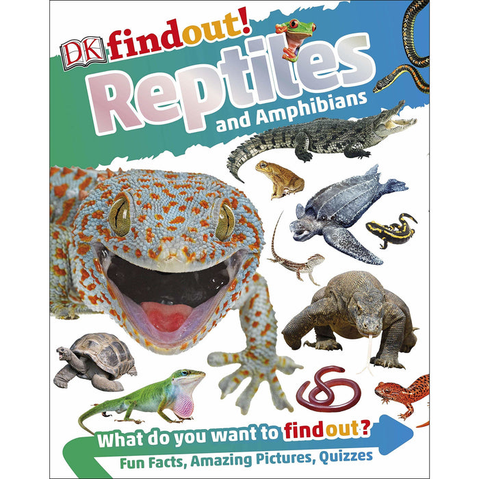 DK Findout! Series with Fun Facts and Amazing Pictures 4 Books Collection Set (Birds, Bugs, Sharks, Reptiles and Amphibians) - The Book Bundle