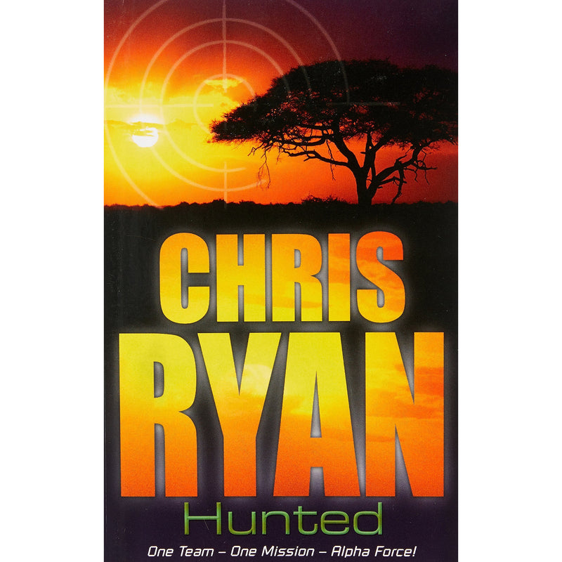Alpha Force 10 Books collection set by Chris Ryan in paperback, featuring red Fox branded fiction novels with colorful covers.