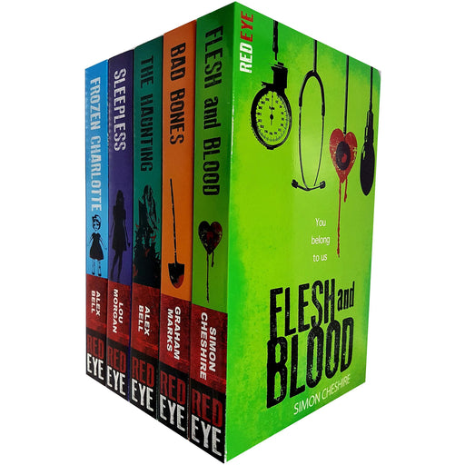 Red Eye Series 5 Books Collection Set ( Series 1- Flesh and Blood , Bad Bones, The Haunting , Sleepless, Frozen Charlotte) - The Book Bundle