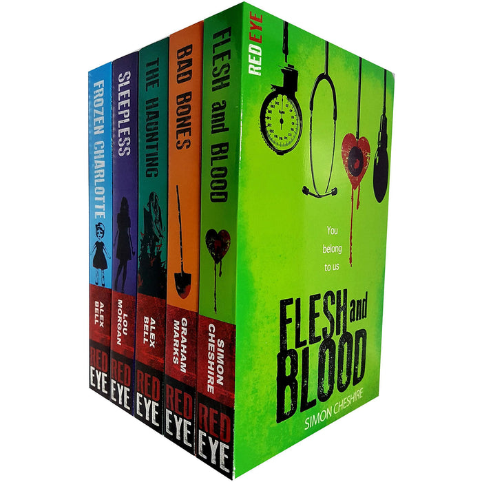 Red Eye Series 5 Books Collection Set ( Series 1- Flesh and Blood , Bad Bones, The Haunting , Sleepless, Frozen Charlotte) - The Book Bundle
