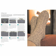 Paperback copy of The Ultimate Knitting Bible by Sharron Bhatt, featuring detailed knitting techniques and patterns.