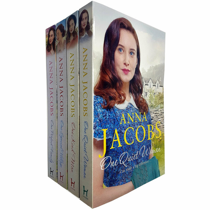 Ellindale Series 4 Books Collection Set By Anna Jacobs (One Quiet Woman, One Kind Man, One Special Village, One Perfect Family) - The Book Bundle