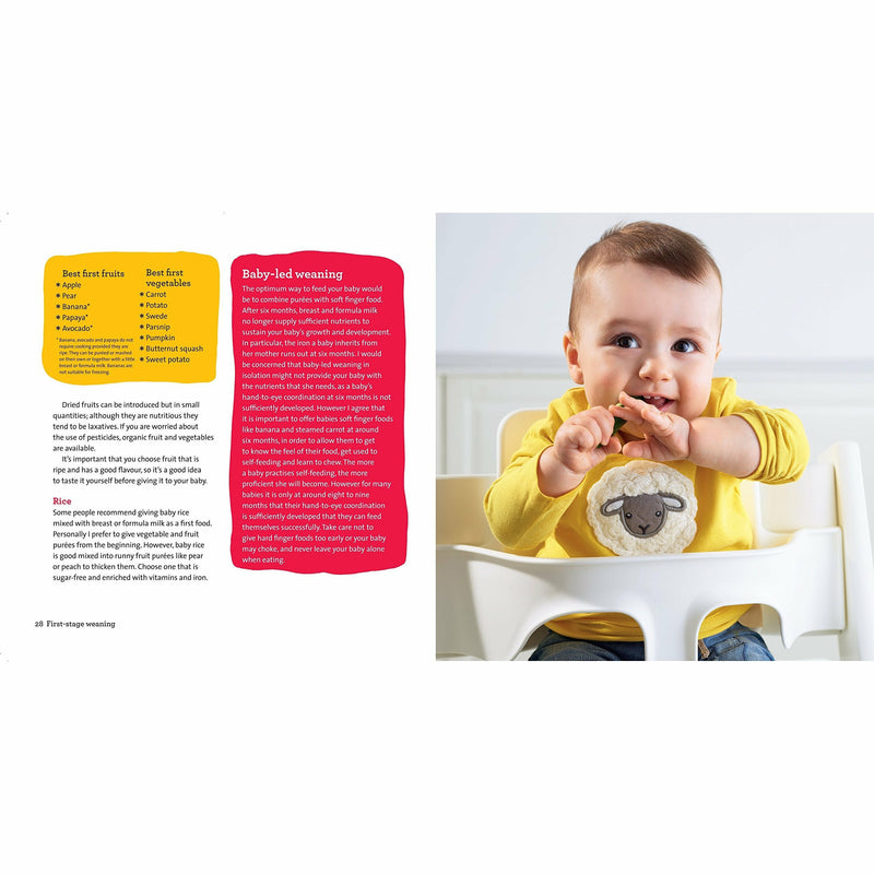 Annabel Karmel's Complete Baby & Toddler Meal Planner hardcover book, 25th anniversary edition by Annabel Karmel, includes meal planning tips.