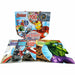 Marvel Avengers Super Activity Case 4 Sticker Activity Books Collection Set - The Book Bundle