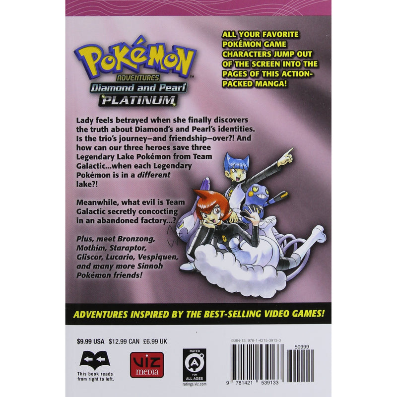 Pokemon Adventures Diamond & Pearl Platinum Box Set 1-11 - The Book Bundle