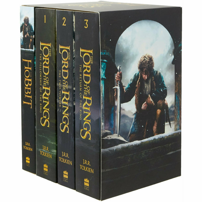 The Hobbit and The Lord of the Rings: Boxed Set (Hobbit, The Return of King, The Two, The Fellowship of the King) - The Book Bundle