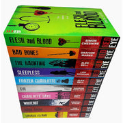 Red Eye Series 10 books collection set by Lou Morgan and Simon Cheshire, fiction paperbacks with colorful covers.