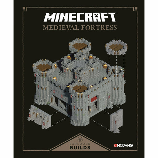 Minecraft Exploded Builds Medieval Fortress An Official Minecraft Book from Mojang By Mojang AB Hardcover - The Book Bundle