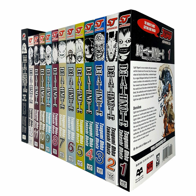 Death Note Collection 1-13 Books Set by Tsugumi Ohba - The Book Bundle