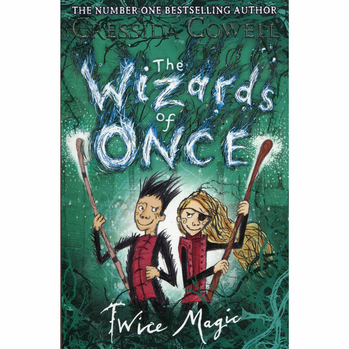 Cressida Cowell 3 Books Collection Set The Wizards of Once, Twice Magic, Knock Three Times - The Book Bundle