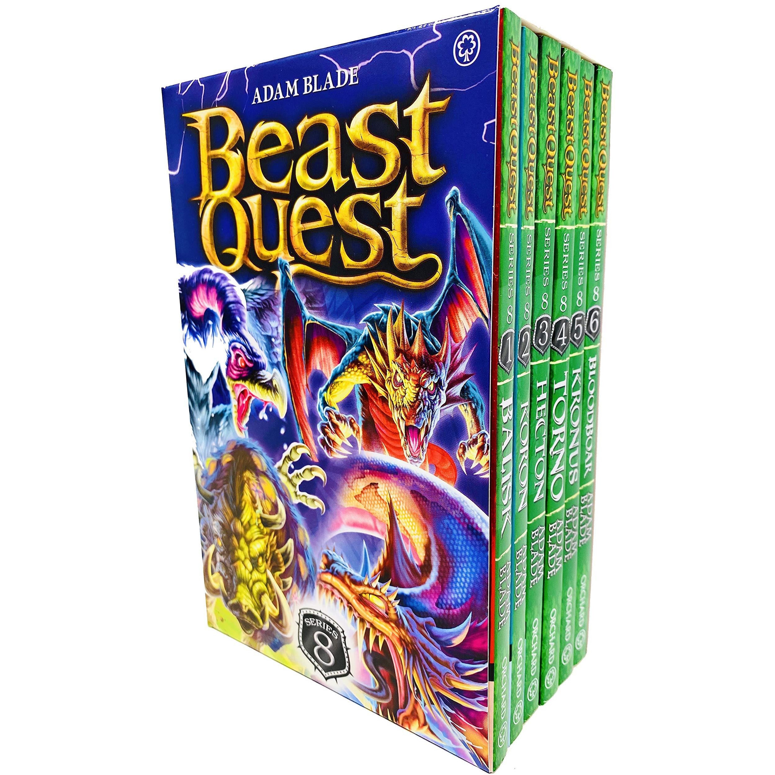 Beast Quest 6 Book Set Adam Blade Paperback Box Collection — The