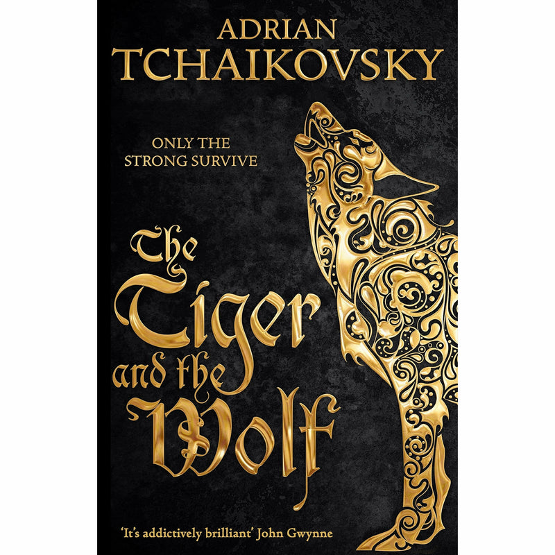 Set of three paperback fantasy books from the Echoes of the Fall collection by Adrian Tchaikovsky, featuring colorful cover art.