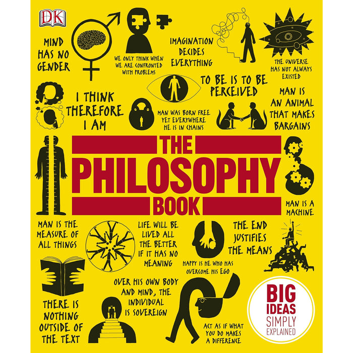 The Philosophy Book, The Psychology Book Big Ideas Simply Explained 2 Books Collection Set - The Book Bundle