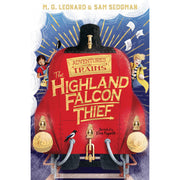 Three paperback books from the Adventures on Trains collection by M. G. Leonard, children's fiction set by Macmillan Children's Books