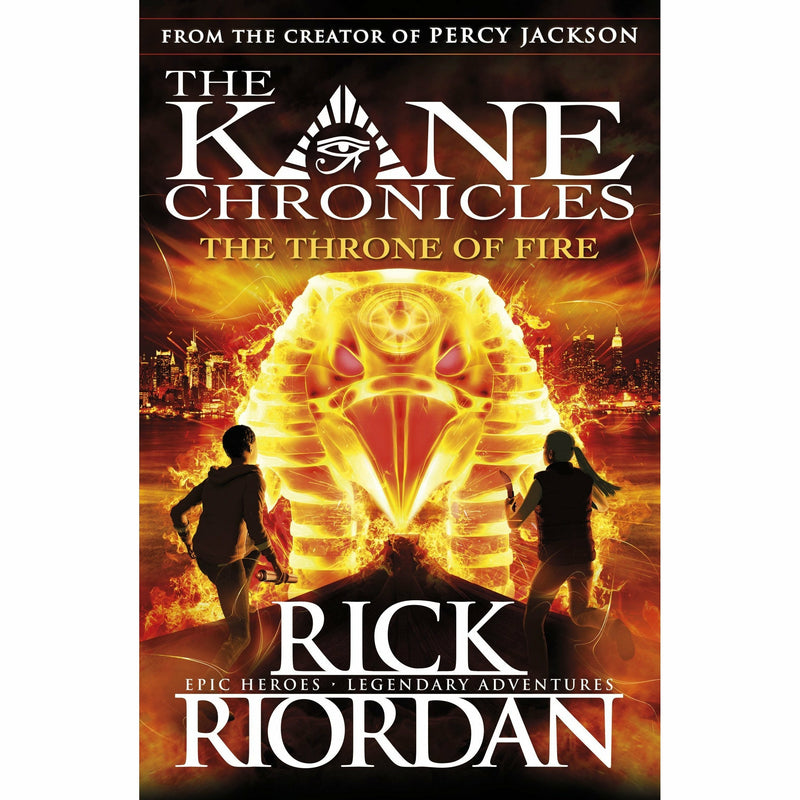 The Kane Chronicles 5 Books Set By Rick Riordan (The Red Pyramid, Throne of Fire, Serpent's Shadow, Survival Guide, Brooklyn House) - The Book Bundle