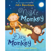 Set of five Julia Donaldson children's books including Christmas Pine, Spinderella, Night Monkey, and Day Monkey by Macmillan.