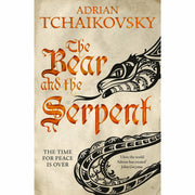 Set of three paperback fantasy books from the Echoes of the Fall collection by Adrian Tchaikovsky, featuring detailed cover art.