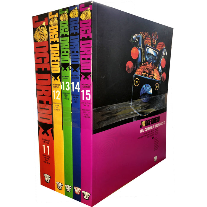 Judge Dredd: Complete Case Files Volume 11-15 Collection 5 Books Set (Series 3) By John Wagner - The Book Bundle