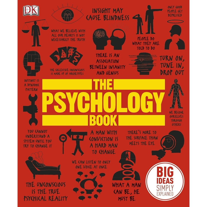 The Philosophy Book, The Psychology Book Big Ideas Simply Explained 2 Books Collection Set - The Book Bundle