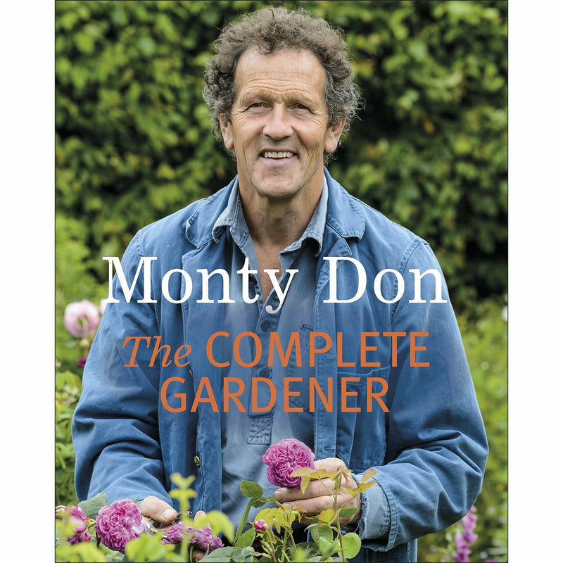 Paperback book titled "The Complete Gardener" by Monty Don, featuring a gardening guide with colorful cover art.