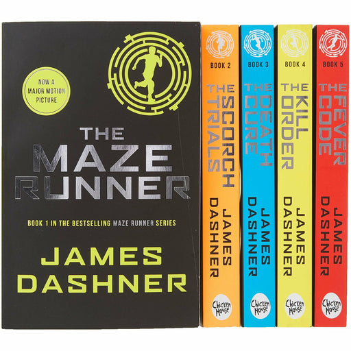 Maze Runner Series James Dashner 5 Books Collection Set Pack - The Book Bundle