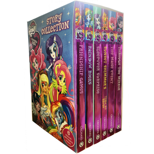 My Little Pony Equestria Girls Story Collection 6 Books Box Set by Perdita Finn Paperback - The Book Bundle
