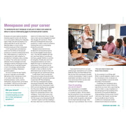 Hardcover book titled "Menopause: All You Need to Know" by Dr. Louise Newson, featuring a detailed cover with title and author name.