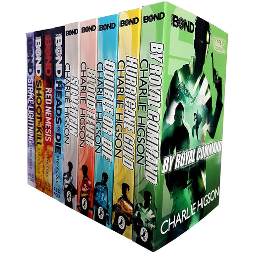 Young Bond Series of Charlie Higson & Steve cole Collection 9 Books Set Pack - The Book Bundle