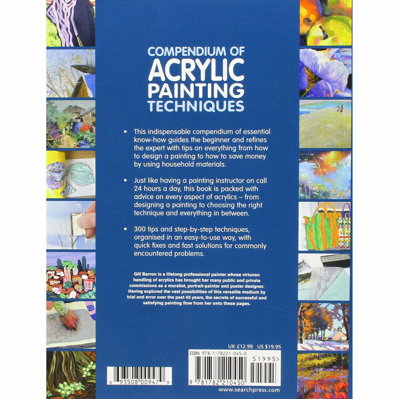 Compendium of Acrylic Painting Techniques - The Book Bundle