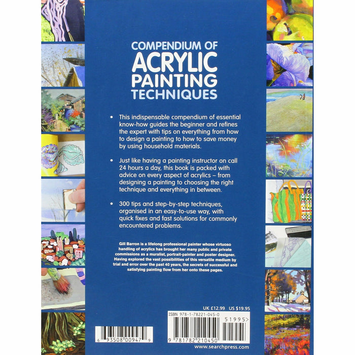 Compendium of Acrylic Painting Techniques - The Book Bundle