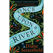 Two paperback fiction books, "Once Upon A River" and "Lord of the Flies," from Black Swan/Faber and Faber, featuring centenary editions.