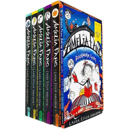Amelia Fang Series 6 Books Collection Set by Laura Ellen Anderson (Bookworm Gang, Barbaric Ball, Unicorn Lords) - The Book Bundle