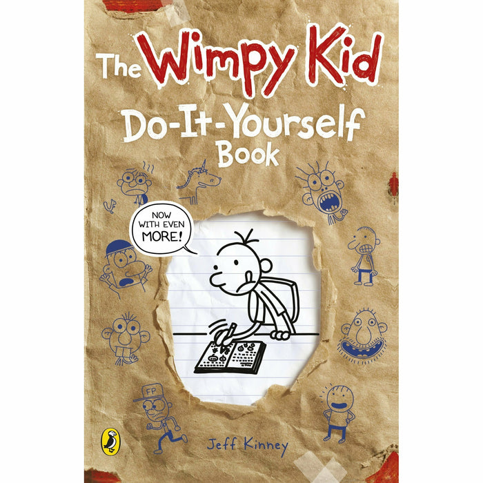 Diary of a Wimpy Kid 2 Books Collection Set By Jeff Kinney (Diary of an Awesome Friendly Kid [Hardcover], Do-It-Yourself Book) - The Book Bundle
