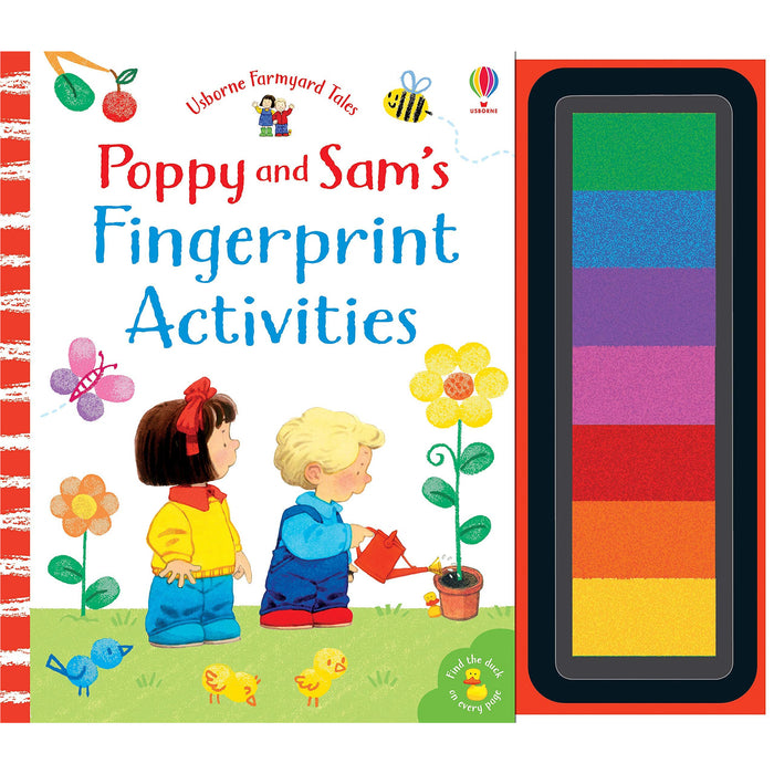 Farmyard Tales Poppy and Sam Series 2 Books Collection Set (Poppy and Sam's Fingerprint Activities, Poppy and Sam's Rubber Stamp Activities) - The Book Bundle