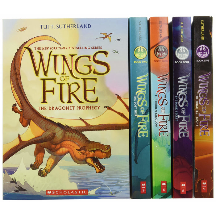 Wings of Fire Boxset, Books 1-5 (Wings of Fire) - The Book Bundle