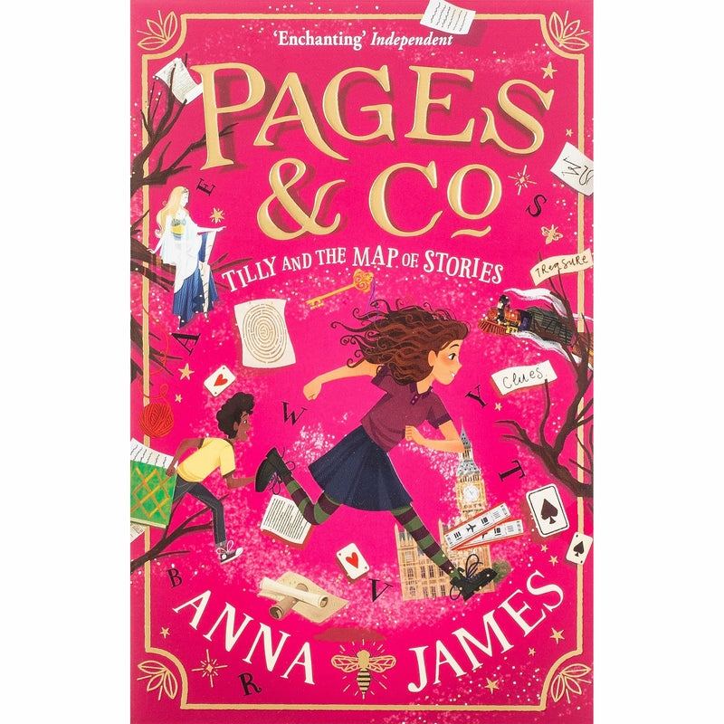 Pages & Co Collection 4 Books Set By Anna James (The Book Smugglers, Tilly and the Bookwanderers, Tilly and the Lost Fairy Tales, Tilly and the Map of ) - The Book Bundle