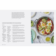 Hardcover book titled "Good + Simple" by Jasmine and Melissa Hemsley, focusing on healthy home cooking for gut health.