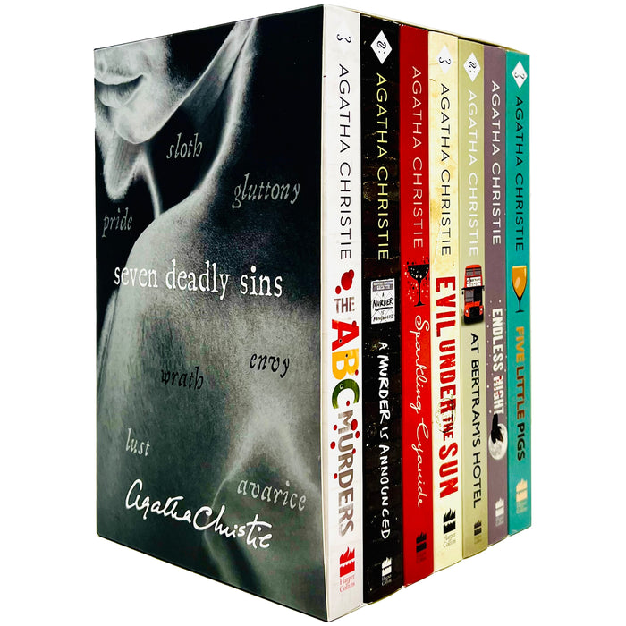 Agatha Christie Seven Deadly Sins Collection 7 Books Box Set (ABC Murders) - The Book Bundle