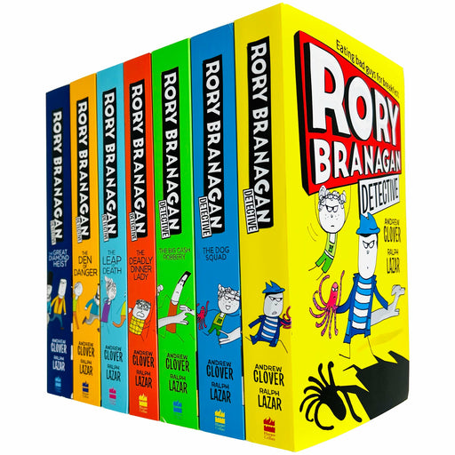 Rory Branagan Detective Series 7 Books Collection Set By Andrew Clover - The Book Bundle
