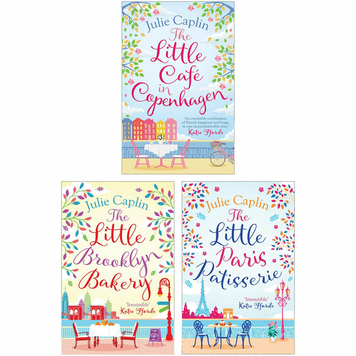 Julie Caplin Romantic Escapes 3 Books Collection Set (The Little Café in Copenhagen) - The Book Bundle