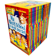 My Weird School book collection box set by Dan Gutman showing colorful paperback covers for ages 7-9.
