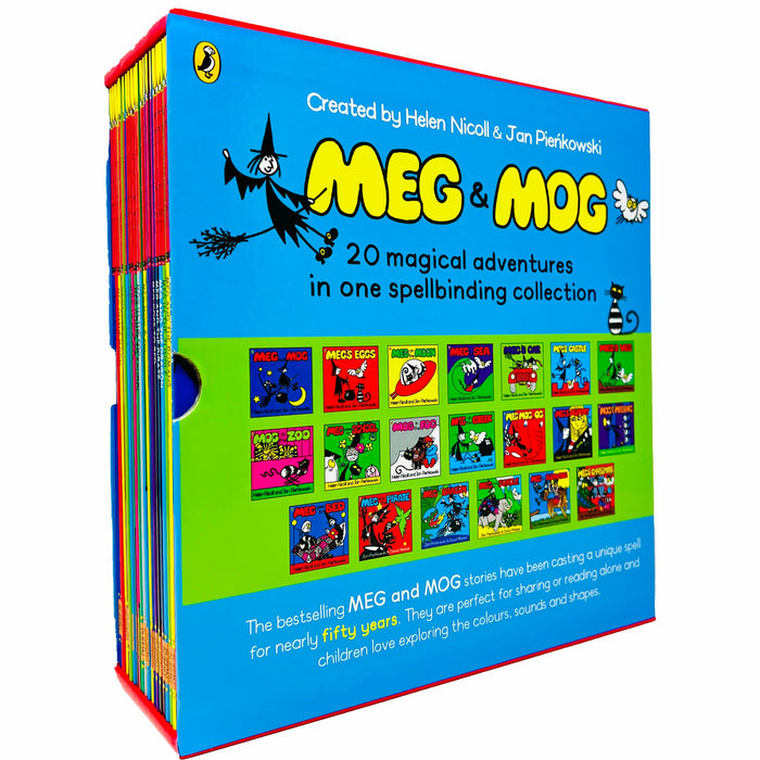 The Complete Collection Meg and Mog Magical Adventures 20 Children Pictures Books Box Set By Helen Nicoll & Jan Pienkowski - The Book Bundle