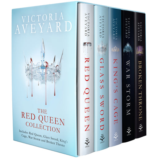 The Red Queen Collection Series Books 1 - 5 Box Set by Victoria Aveyard ( (Red Queen, Glass Sword, King's Cage, War Storm & Broken Throne) - The Book Bundle