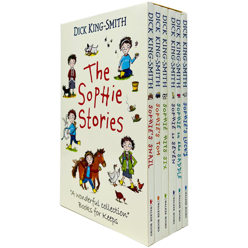 The Sophie Stories Books 1 - 6 Collection Box Set by Dick King-Smith (Sophie's Lucky, Sophie in the Saddle, Sophie is Seven) - The Book Bundle