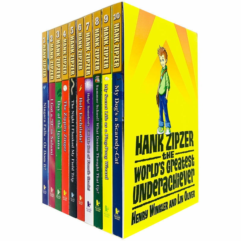 Hank Zipzer World's Greatest Underachiever 10 Books Slipcase Edition Collection - The Book Bundle