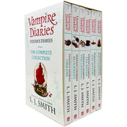 Vampire Diaries Stefan's Diaries complete book collection by L. J. Smith, box set including Origins, Bloodlust, Craving, Ripper, Asylum & Compelled